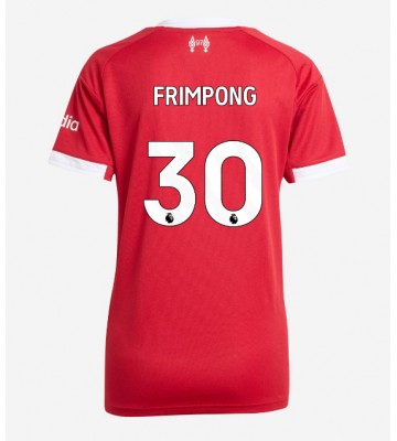 Liverpool Jeremie Frimpong #30 Hemmatröja Kvinnor 2025-26 Kortärmad Liverpool Jeremie Frimpong #30 Hemmatröja Kvinnor 2025-26 Kortärmad